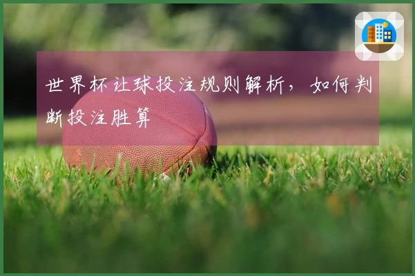 世界杯让球投注规则解析，如何判断投注胜算