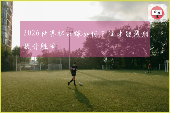 2026世界杯让球如何下注才能盈利提升胜率