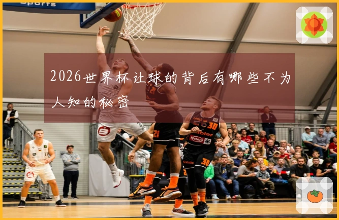 2026世界杯让球的背后有哪些不为人知的秘密